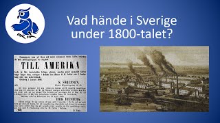 Vad hände i Sverige under 1800talet Sveriges historia [upl. by Hiram]