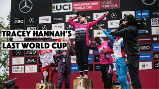 Inside Tracey Hannahs last world cup Sending it until the end [upl. by Fowler956]