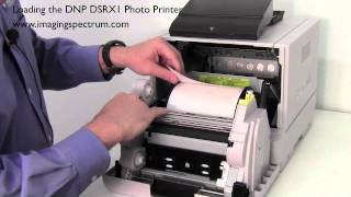 Loading the DNP DSRX1 Photo Printer [upl. by Artap]