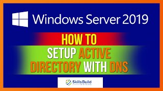 Setting up Active Directory and DNS in Windows Server 2019 Step By Step [upl. by Atnuahc210]