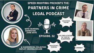 Partners in Crime  Legal Podcast  32  the US Election Results amp Mooting tops tips [upl. by Ehtnax]