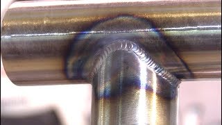 TIG Welding Techniques  Coped Tube Overhead [upl. by Ecidnak]