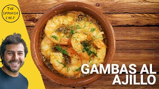 Gambas al ajillo  Garlic prawns [upl. by Ranita]