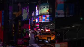 New York at Night Street view nyc [upl. by Nordek779]