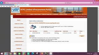 NTPC E TENDER [upl. by Neenwahs]