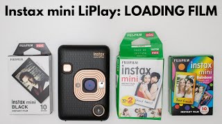 Fujifilm Instax Mini LiPlay FILM LOADING [upl. by Ominoreg332]