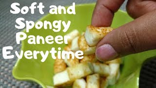 Paneer Soft and Spongy Everytime  Buzzing Ideas  Tips and Tricks [upl. by Pegasus]