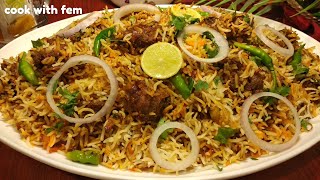 Mutton Tikka Biryani  Bakrid Special Mutton BiryaniSimple amp Easy Biryani Recipe With English Subs [upl. by Jordanna]