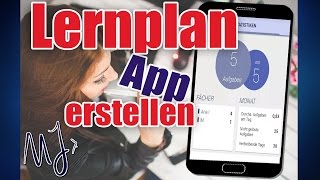 Lernplan erstellen mit einer kostenlosen App [upl. by Kara-Lynn]