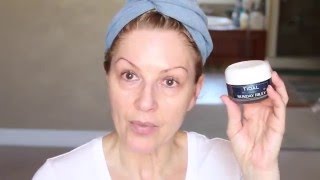 Morning Skincare Routine DemonstratedMature Skin [upl. by Yrahcaz]