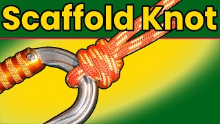 Scaffold knot  Carabiner knot [upl. by Sirronal]