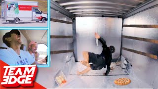 Survive the Back of a Moving Truck Challenge [upl. by Aynek]