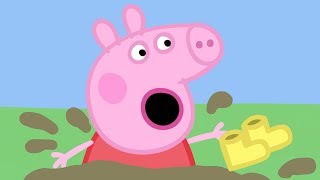 Peppa Pig in Hindi  Muddy Puddles  हिंदी Kahaniya  Hindi Cartoons for Kids [upl. by Grier]