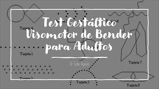 Test Gestáltico Visomotor de Bender para Adultos [upl. by Ulick]