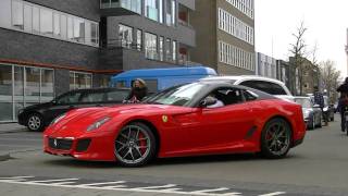 New Ferrari 599 GTO V12 Extreme Sound w Downshift [upl. by Ayocat]