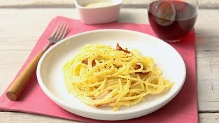 Pasta Carbonara Martha Stewart [upl. by Aloysia533]