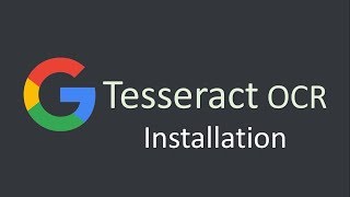 Install Tesseract OCR in Windows 10 [upl. by Bohman170]