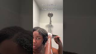 Wash my dry type 4 natural hair with me [upl. by Karlan]