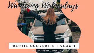 VAN CONVERSION  VLOG 1  CITROEN BERLINGO CAMPERVAN  DIY  ON A BUDGET [upl. by Nylemaj18]