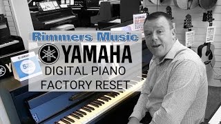 How to Factory Reset Yamaha RXV4A 52 HDMI 8K Bluetooth WiFi Home Theater Surround Receiver [upl. by Deenya]