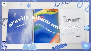 ALBUM UNBOXING Cravity 크래비티  7th Mini Album ‘Evershine’ Nightfall Afterglow Sunrise Ver [upl. by Dirfliw]