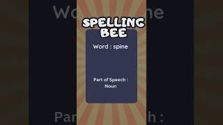 Spelling Bee Words for Kids  Fun and Easy Spelling Practice spellingbee wordoftheday phonicsfun [upl. by Eessac]