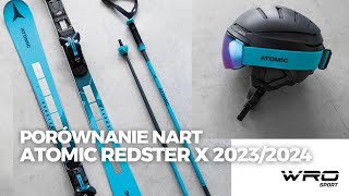 Porównanie nart ATOMIC Redster X9S Redster X7 i Redster X5 z kolekcji 20232024 wrosport703 [upl. by Abbye]