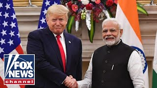 Trump hosts a press conference with the prime minister of India [upl. by Frants814]