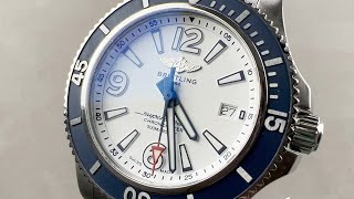 Breitling Superocean Automatic 42mm A17366D81A1A1 Breitling Watch Review [upl. by Leatri]