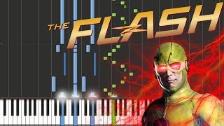 The Flash  ReverseFlash Theme  Piano Tutorial  Sheets [upl. by Stephen]