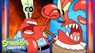 Ranking More of Mr Krabs Angriest Moments 😡  Mr Krabs Stages of Anger  SpongeBob [upl. by Aynotak]