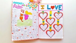 My Personal Diary  Get some ideas to fill your diary  My Handmade Art  Journal Writing Ideas😊 [upl. by Sherburne]