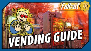 Fallout 76  Vending Machine Guide amp Selling Tips Get More Caps Faster [upl. by Rebe680]