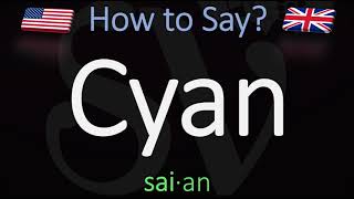 How to Pronounce Cyan CORRECTLY Meaning amp Pronunciation [upl. by Clair735]