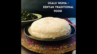 UGALI RECIPE  STAPLE KENYAN FOOD [upl. by Leopoldine]