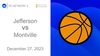 TJK NETWORK 3 PRESENTS Boys Basketball  Jefferson VS Montville Official Tournament Game Broadcast [upl. by Varrian]