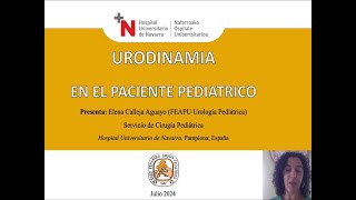 4 Urodinamia en el paciente pediátrico [upl. by Nale]