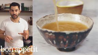 Andy Makes the Most Flavorful Vegan Broth Ever  Bon Appétit [upl. by Valerlan]