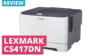 Printerland Review Lexmark CS417dn A4 Colour Laser Printer [upl. by Atteroc]