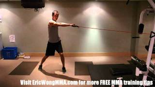 MMA Workout Exercises for Punching Power [upl. by Nydnarb]