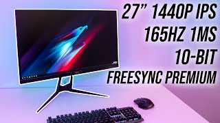 Aorus FI27QP Review  A Premium 1440p 165Hz Gaming Monitor With 10Bit [upl. by Woodall]