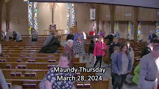 March 28 2024 Maundy Thursday Service [upl. by Llewen]