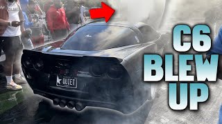 CRAZIEST LEGAL PIT CORVETTE C6 BLEW UP JACKSONVILLE LEGAL PIT GOT SHUT DOWN [upl. by Eleni890]