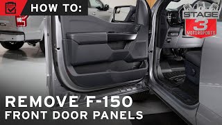 How to Remove 2021 F150 Front Door Panels [upl. by Hokanson]