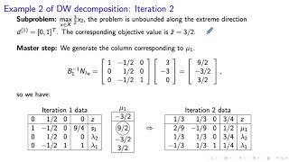 DantzigWolfe Decomposition An Example of LP with Unbounded Simple Set [upl. by Valenba179]