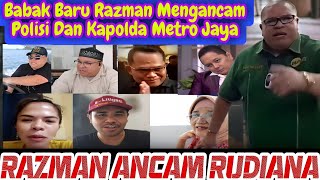 RAZAMAN MENGANCAM RUDIANA DAN POLISI DI POLDA METRO [upl. by Tillfourd]