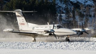 Piper PA42720 Cheyenne III Landing [upl. by Tamaru535]