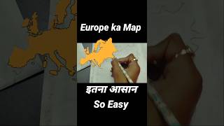 Quick Mapping Of Europe  Mapping Trick upsc uppsc [upl. by Haynor]