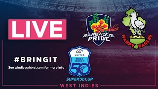 🔴 LIVE Barbados v Guyana  CG United Super50 2023 [upl. by Aidne615]