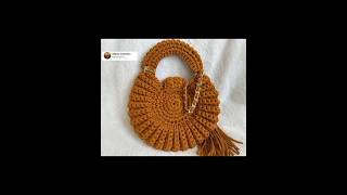 crochet hand bags handmade design [upl. by Siesser]